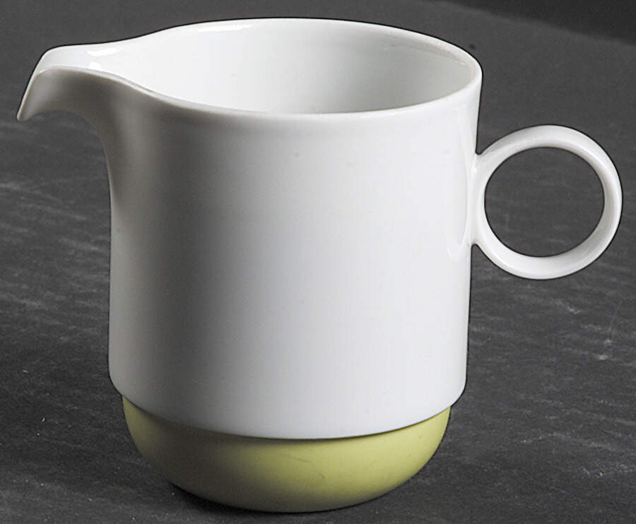 Springtime White (Yellow Inner Ring) Creamer by Rosenthal - Continental-1