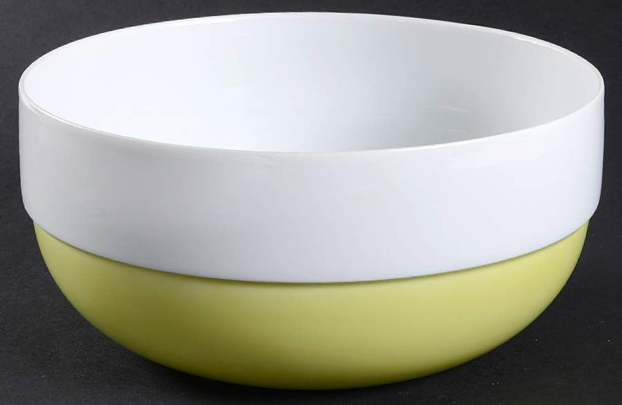 Springtime White (Yellow Inner Ring) 6" Round Vegetable Bowl by Rosenthal - Continental-1
