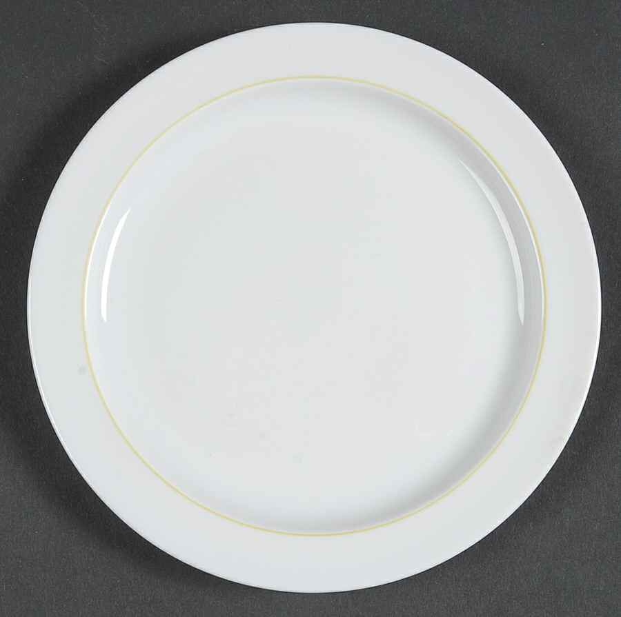 Springtime White (Yellow Inner Ring) Bread & Butter Plate by Rosenthal - Continental-1