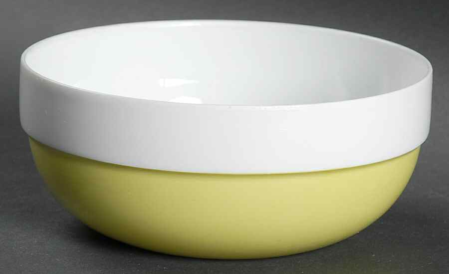 Springtime White (Yellow Inner Ring) Fruit/Dessert (Sauce) Bowl by Rosenthal - Continental-1