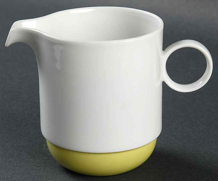 Springtime White (Yellow Inner Ring) Creamer by Rosenthal - Continental-1