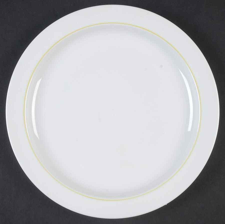 Springtime White (Yellow Inner Ring) Salad Plate by Rosenthal - Continental-1