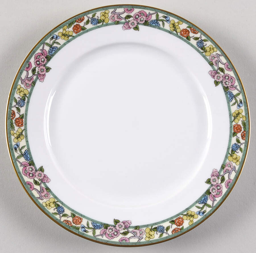 Springtime Multicolor Salad Plate by Rosenthal - Continental-1