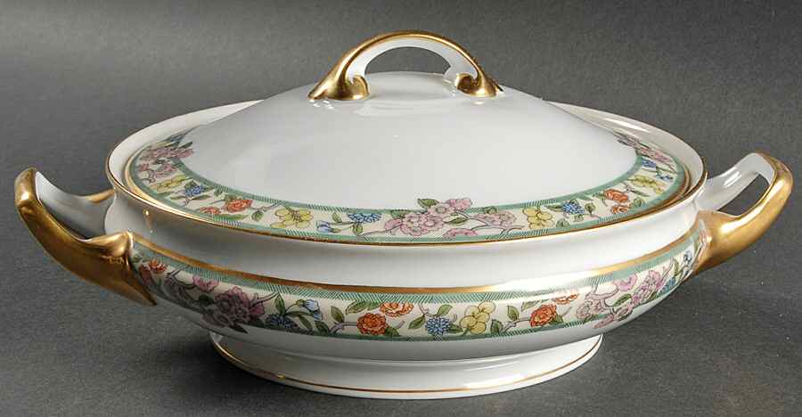 Springtime Multicolor Round Covered Vegetable by Rosenthal - Continental-1