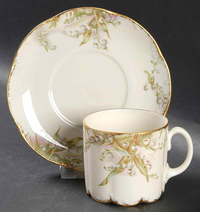 Springtime (Monbijou Shape) Flat Cup & Saucer Set by Rosenthal - Continental-1