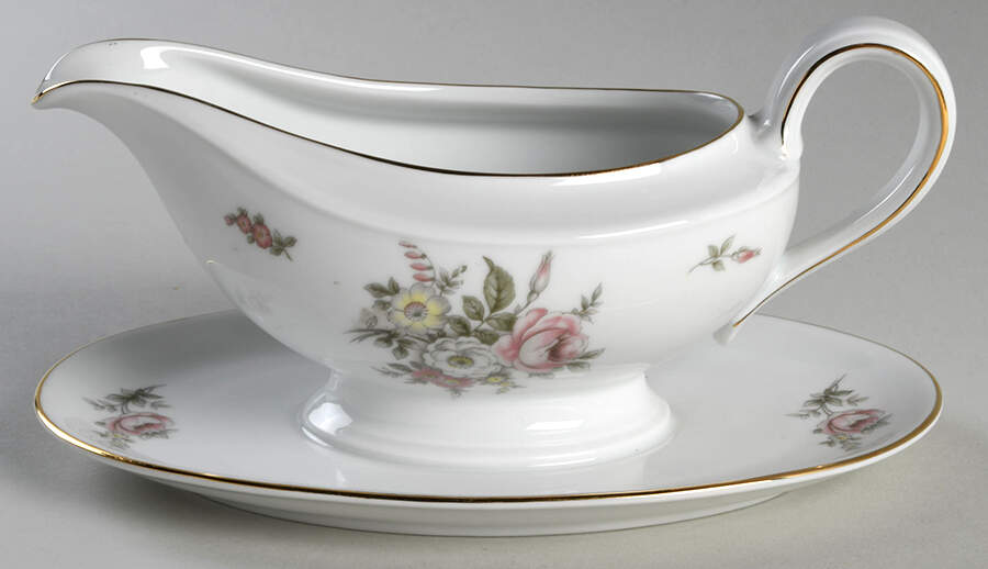 Spring Serenade Gravy Boat with Attached Underplate by Rosenthal - Continental-1