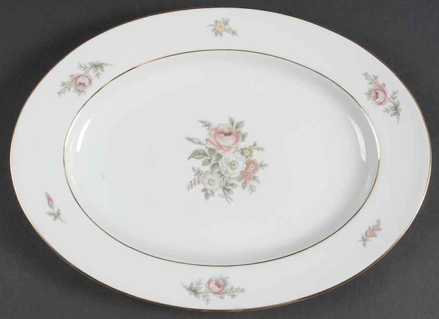 Spring Serenade 12" Oval Serving Platter by Rosenthal - Continental-1