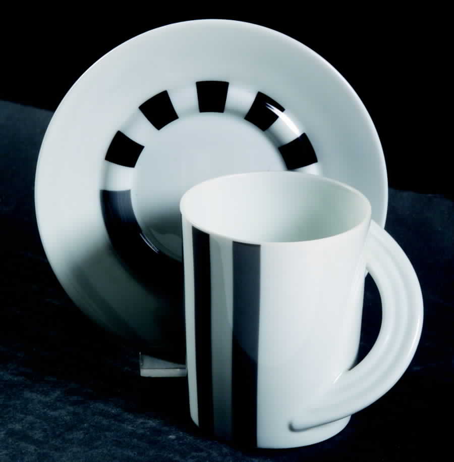 Strada Flat Cup & Saucer Set by Rosenthal - Continental-1