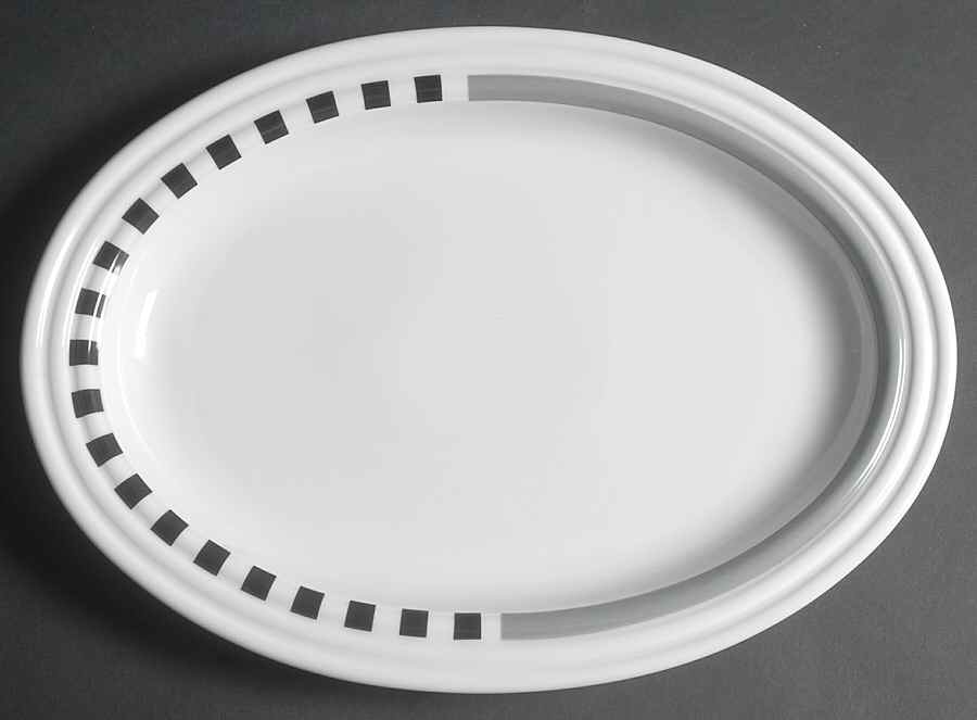 Strada 14" Oval Serving Platter by Rosenthal - Continental-1