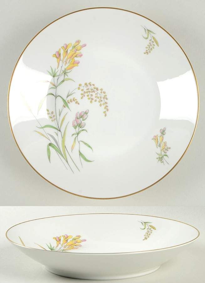 Summer Blossoms Ivory Coupe Soup Bowl by Rosenthal - Continental-1