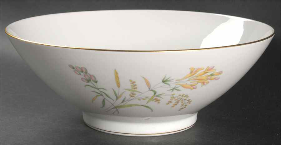 Summer Blossoms White 10" Large Salad Serving Bowl by Rosenthal - Continental-1