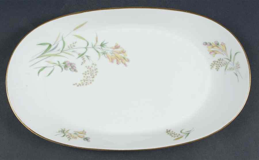 Summer Blossoms White 13" Oval Serving Platter by Rosenthal - Continental-1