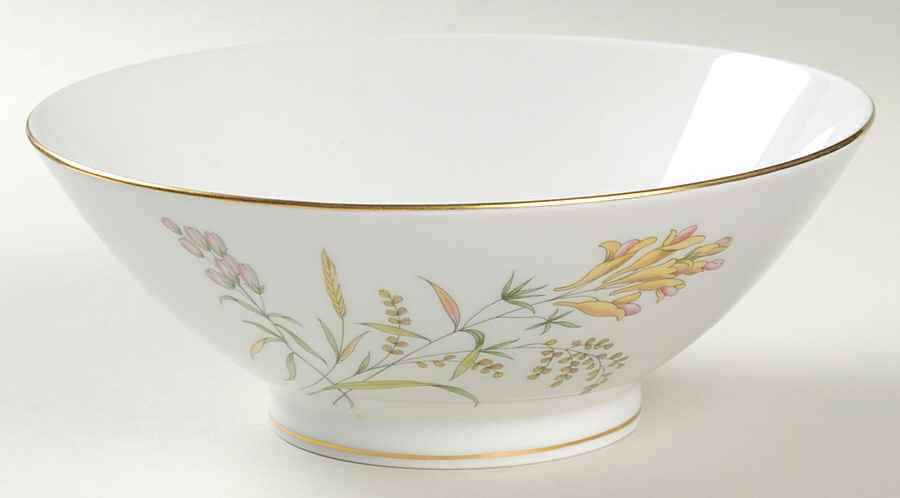 Summer Blossoms White 8" Round Vegetable Bowl by Rosenthal - Continental-1