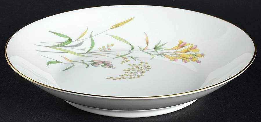 Summer Blossoms White Coupe Soup Bowl by Rosenthal - Continental-1