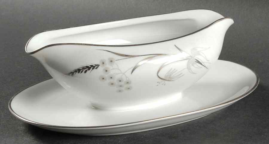 Summerwind Gravy Boat with Attached Underplate by Rosenthal - Continental-1