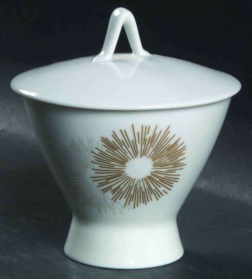 Sunburst Sugar Bowl & Lid by Rosenthal - Continental-1