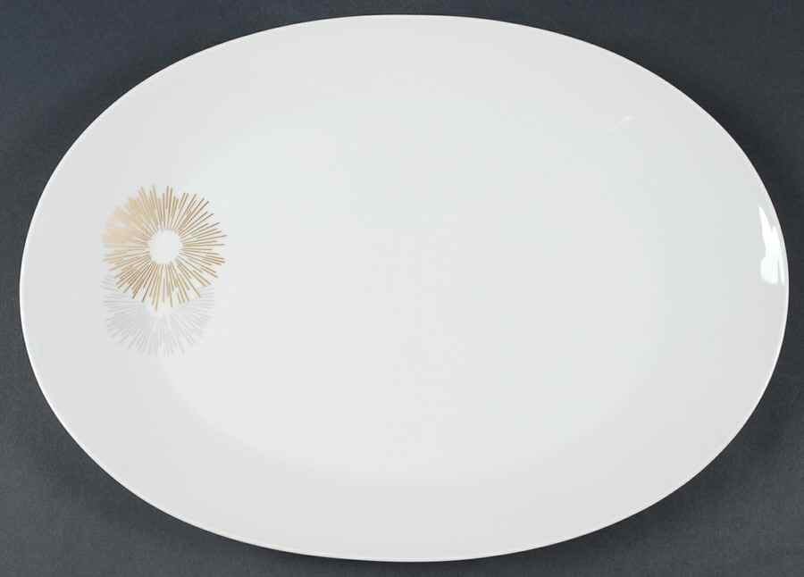 Sunburst 15" Oval Serving Platter by Rosenthal - Continental-1
