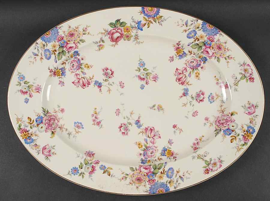 The Sunray 18" Oval Serving Platter by Rosenthal - Continental-1