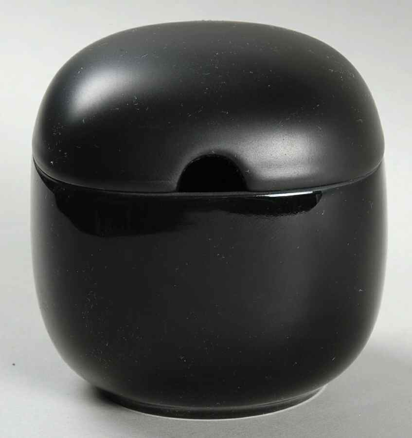Suomi Black Sugar Bowl & Lid by Rosenthal - Continental-1