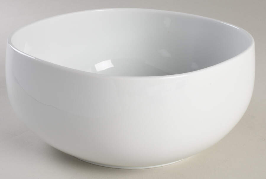 Suomi White 8" Round Vegetable Bowl by Rosenthal - Continental-1