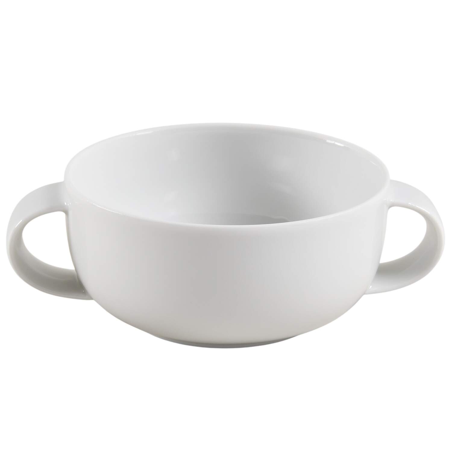Suomi White Flat Cream Soup Bowl by Rosenthal - Continental-1