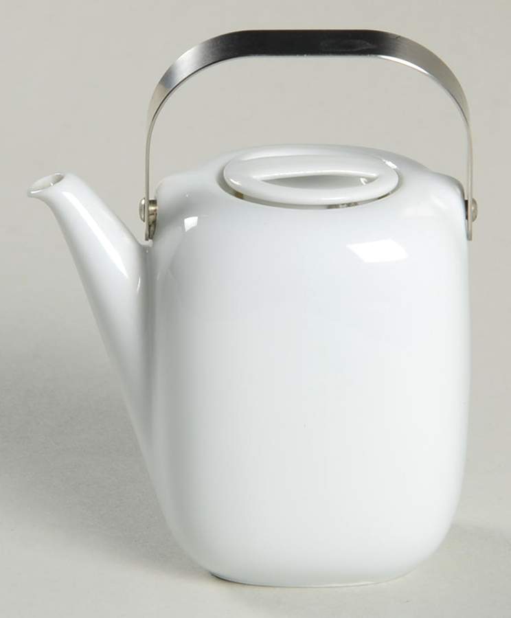 Suomi White Toy Coffee Pot and Lid by Rosenthal - Continental-1