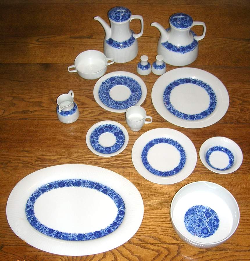 Symphony In Blue Dinner Plate by Rosenthal - Continental-1