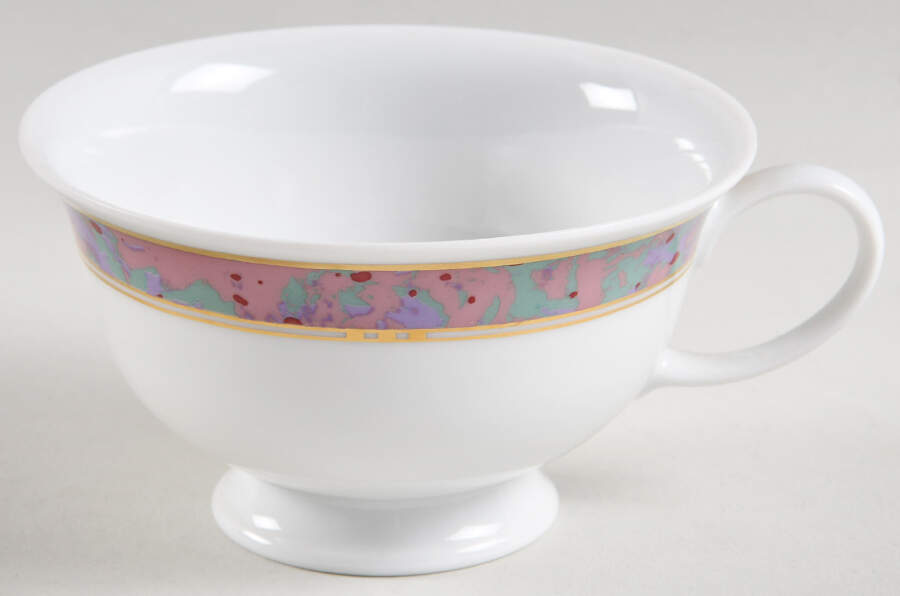 Symphony (Donatello, Pink & Green) Footed Cup by Rosenthal - Continental-1