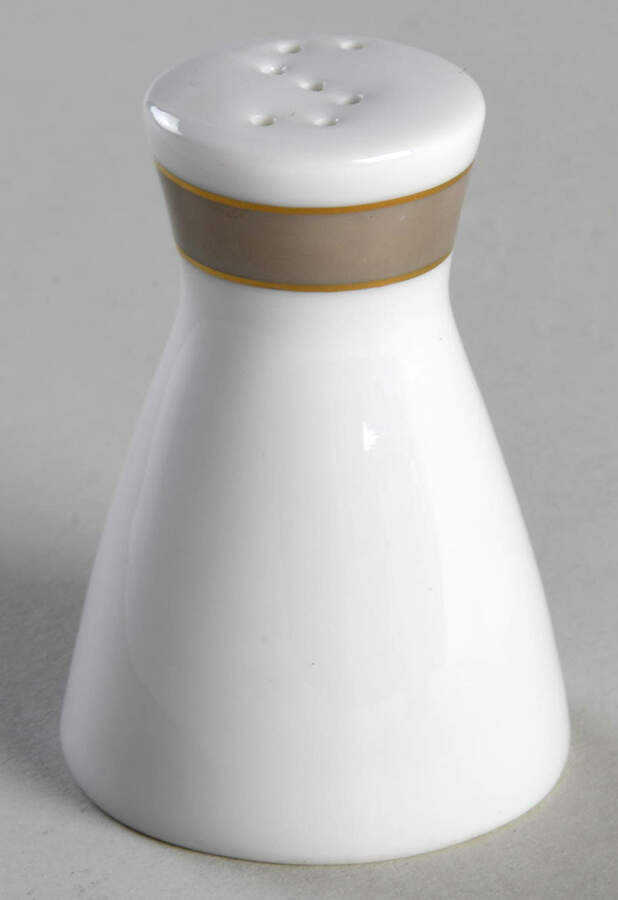 Taupe Band Salt Shaker by Rosenthal - Continental-1