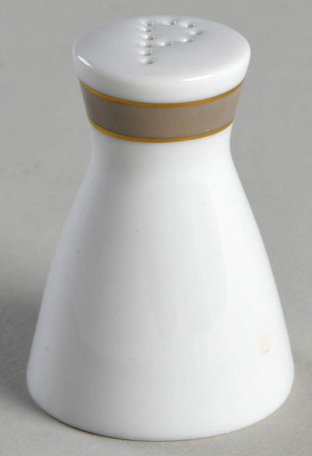 Taupe Band Pepper Shaker by Rosenthal - Continental-1