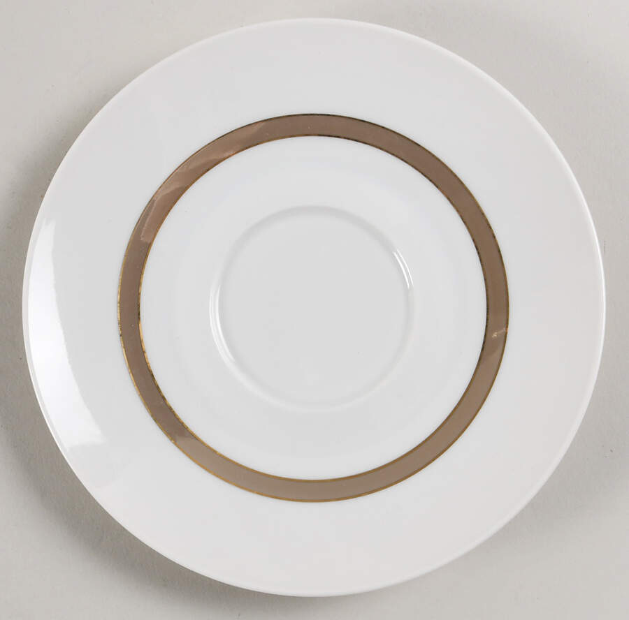 Taupe Band Underplate for Gravy Boat by Rosenthal - Continental-1