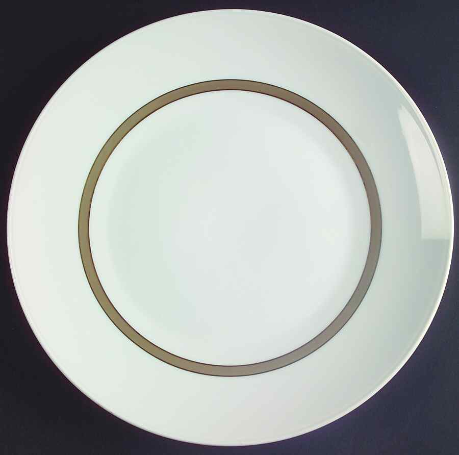 Taupe Band Large Dinner Plate by Rosenthal - Continental-1