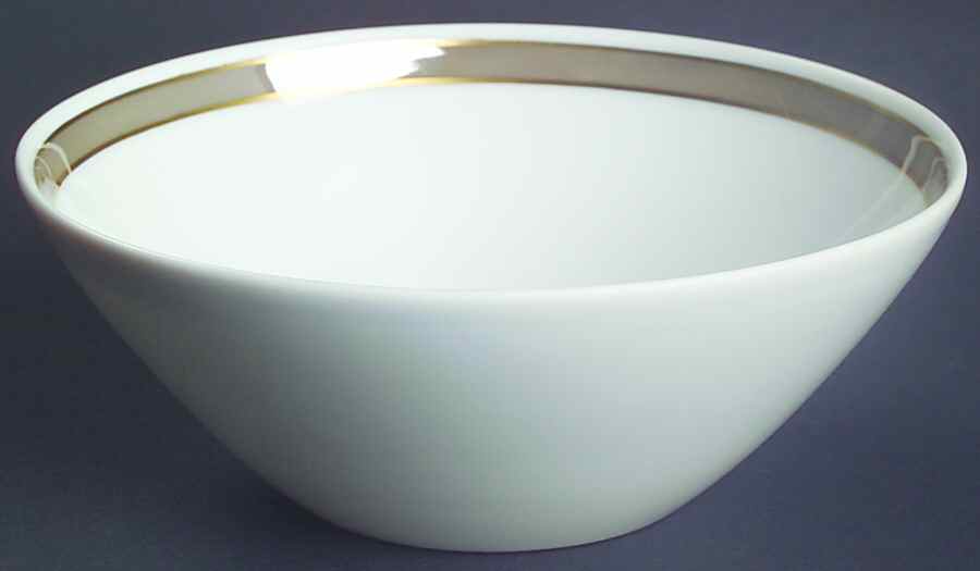 Taupe Band Fruit/Dessert (Sauce) Bowl by Rosenthal - Continental-1
