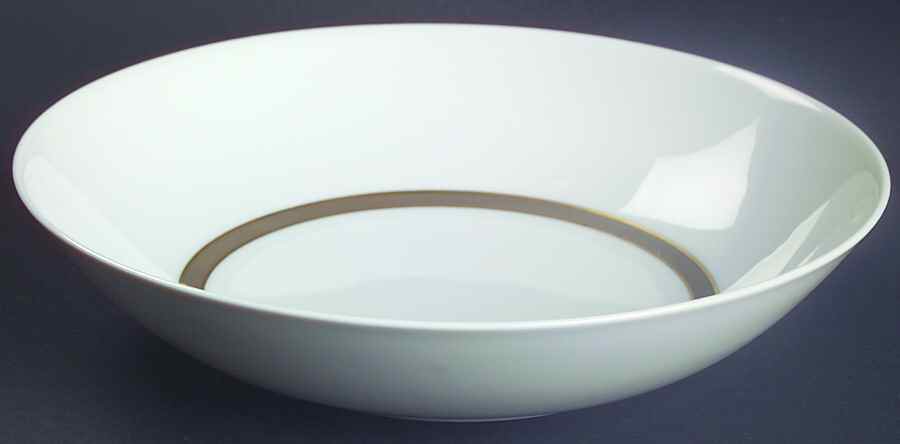 Taupe Band Coupe Soup Bowl by Rosenthal - Continental-1