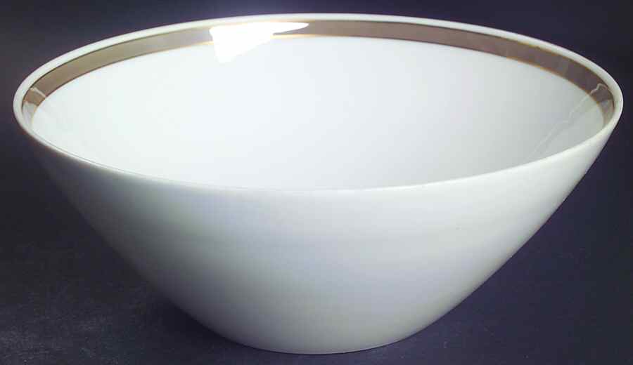 Taupe Band 7" Round Vegetable Bowl by Rosenthal - Continental-1