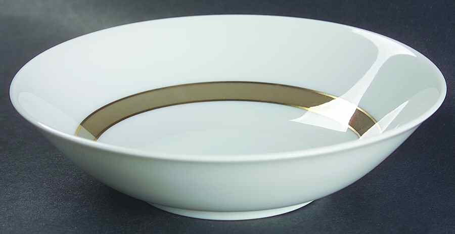 Taupe Band Fruit/Dessert (Sauce) Bowl by Rosenthal - Continental-1