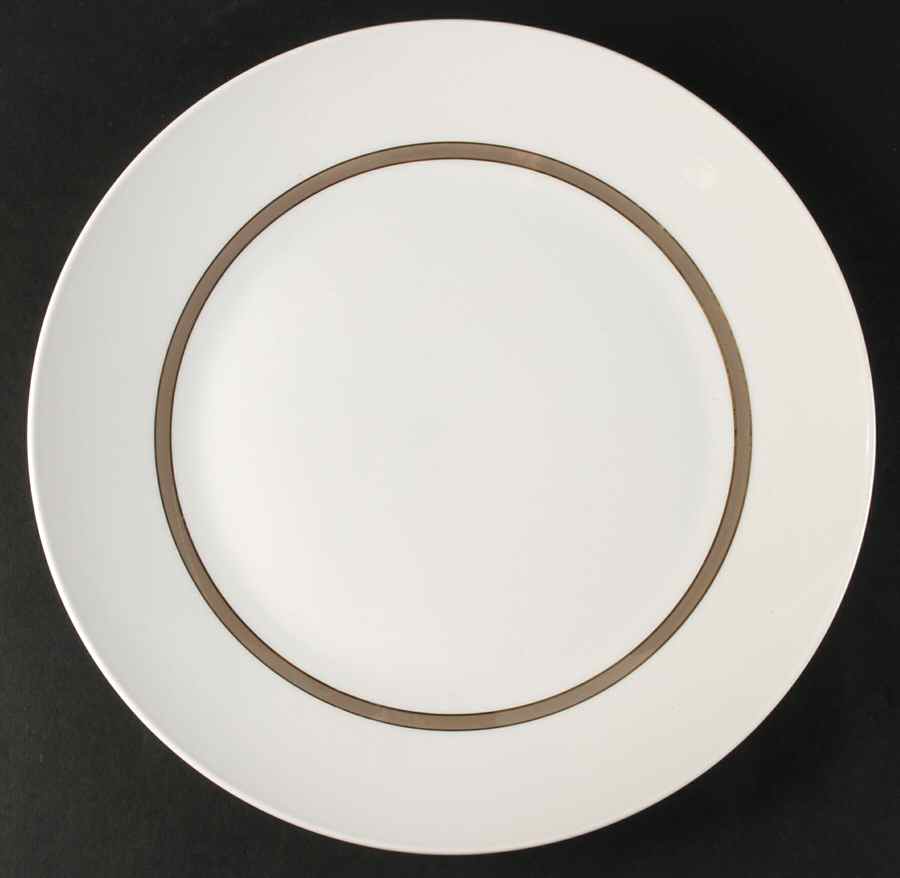 Taupe Band 11" Chop Plate (Round Platter) by Rosenthal - Continental-1