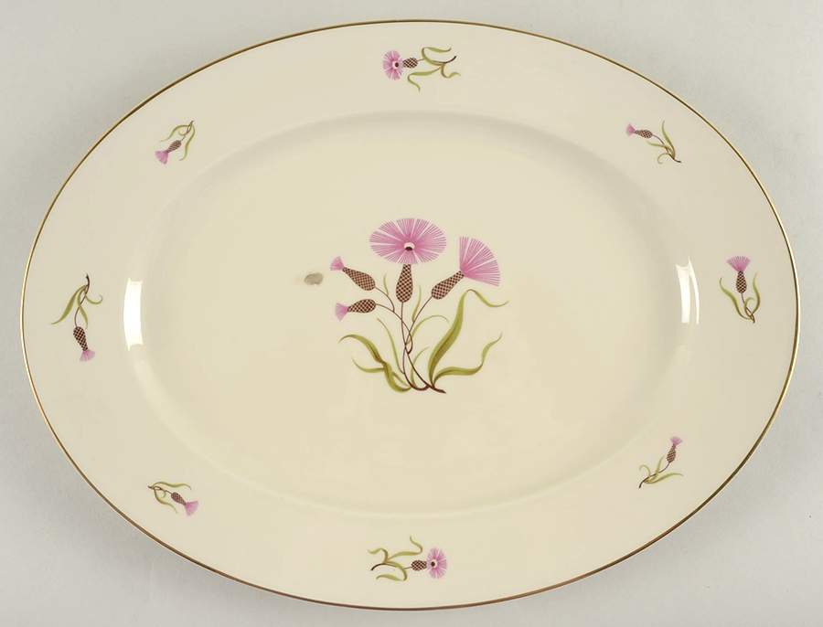 Thistle (Rim) 15" Oval Serving Platter by Rosenthal - Continental-1