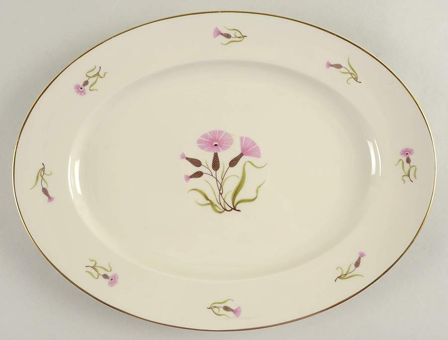 Thistle (Rim) 13" Oval Serving Platter by Rosenthal - Continental-1