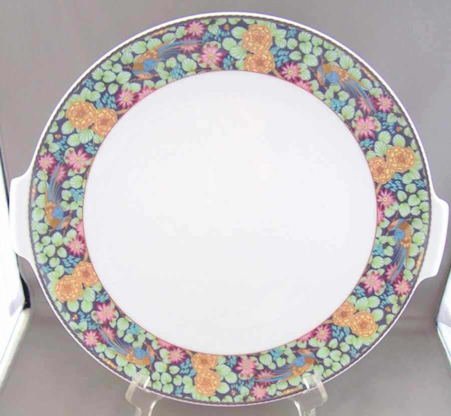Tropical Dusk Handled Cake Plate by Rosenthal - Continental-1