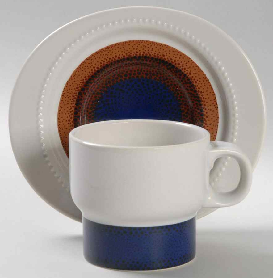 Trio Flat Cup & Saucer Set by Rosenthal - Continental-1