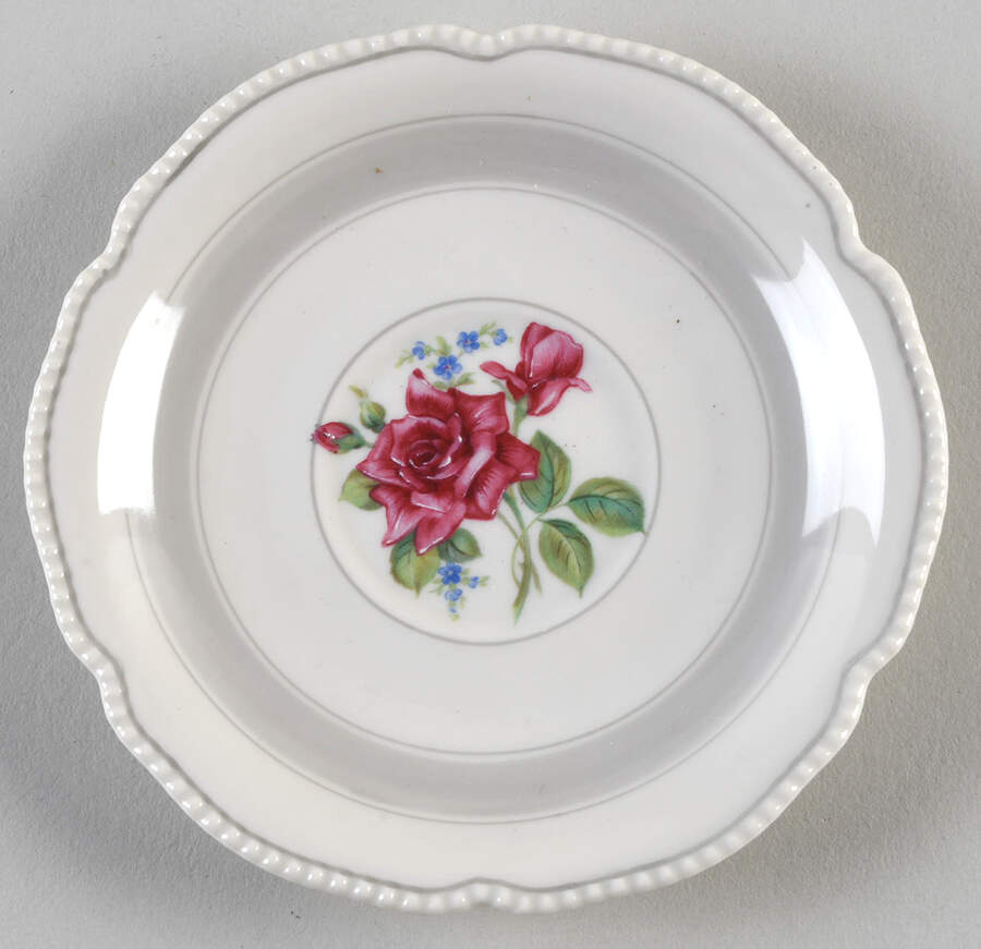 Tudor Rose Saucer for Demitasse Cup by Rosenthal - Continental-1