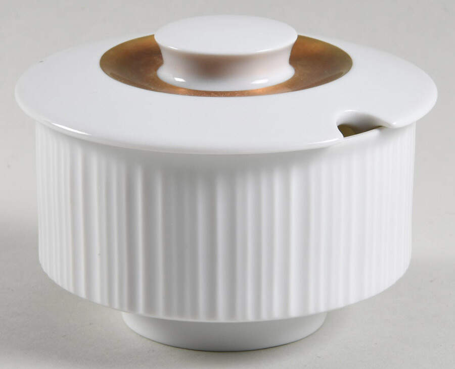 Variation Gold Sugar Bowl & Lid by Rosenthal - Continental-1