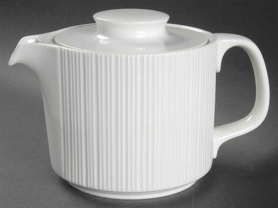 Variation White (Restaurant) Teapot & Lid by Rosenthal - Continental-1