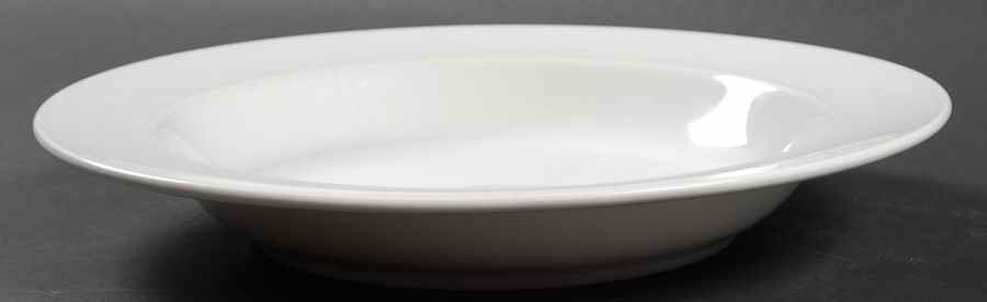 Variation White (Restaurant) Large Rim Soup Bowl by Rosenthal - Continental-1