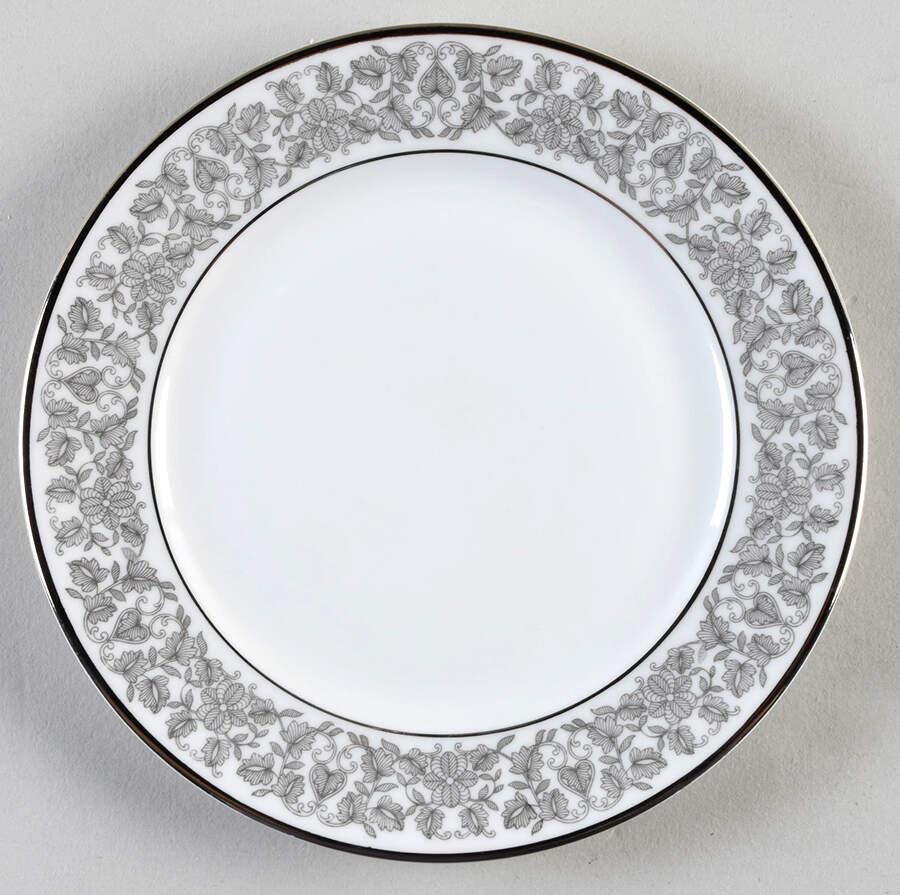 Venetian (Platinum Trim) Bread & Butter Plate by Rosenthal - Continental-1