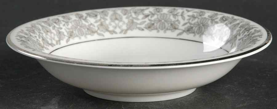 Venetian (Platinum Trim) Fruit/Dessert (Sauce) Bowl by Rosenthal - Continental-1