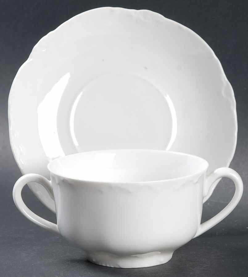Versailles Footed Bouillon Cup & Saucer by Rosenthal - Continental-1