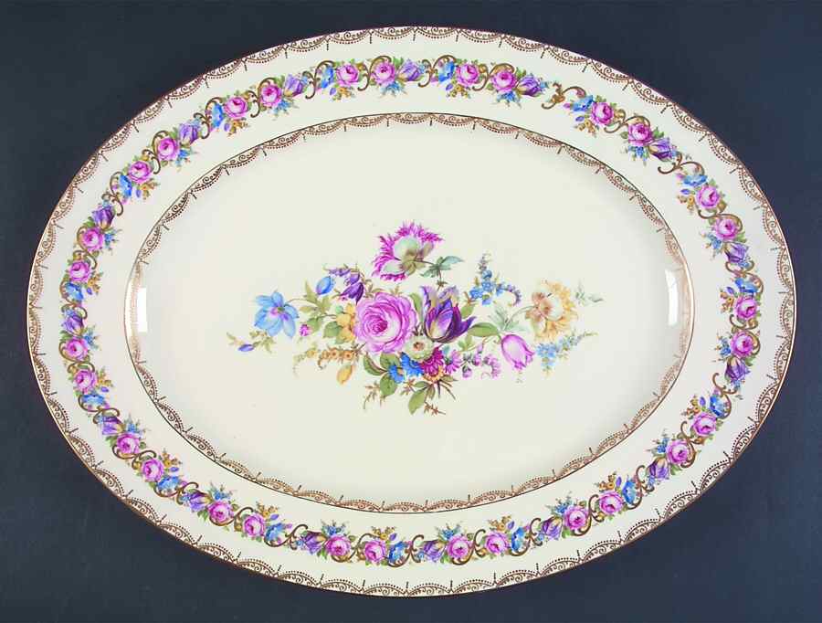 Vienna 18" Oval Serving Platter by Rosenthal - Continental-1