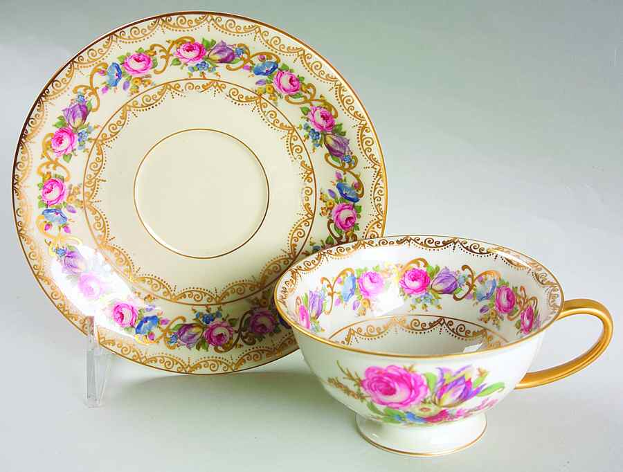 Vienna Footed Cup & Saucer Set by Rosenthal - Continental-1